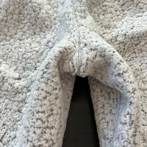 Victoria's Secret PINK Jogger Sherpa Women's Light Gray Sz Large - Picture 7 of 9